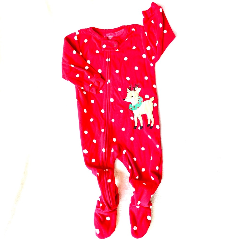 Carter's Christmas Fleece Footie